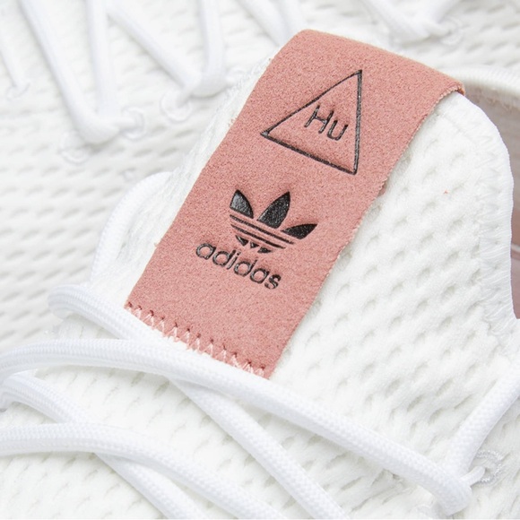 ADIDAS X PHARRELL WILLIAMS TENNIS HU, White & Raw Pink - Picture 4 of 12